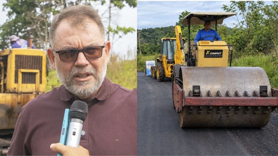PREFEITURA DE RIO BRANCO AVANÇA COM RECAPEAMENTO DA ESTRADA DO QUIXADÁ