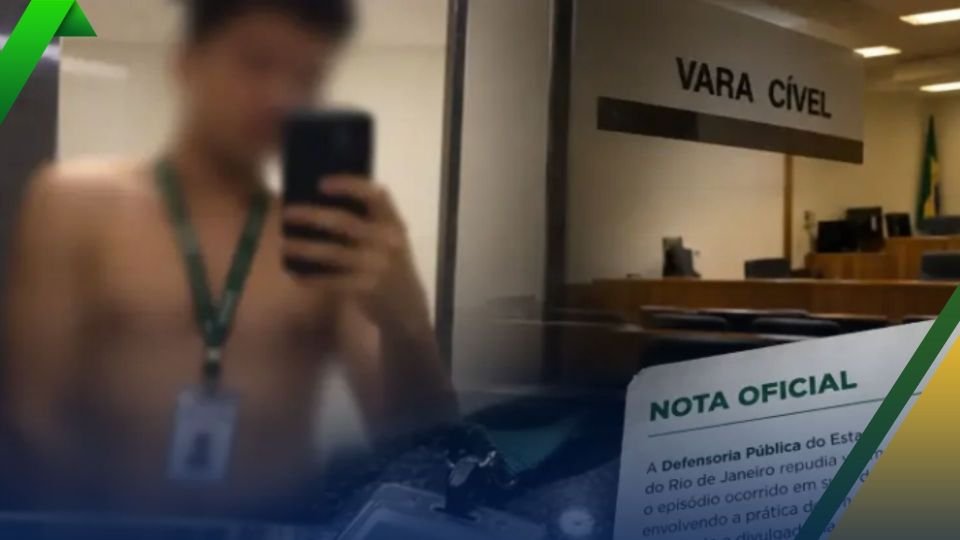 ESTAGIÁRIO DA DEFENSORIA PÚBLICA É DEMITIDO APÓS GRAVAR CONTEÚDO ADULTO USANDO APENAS CRACHÁ